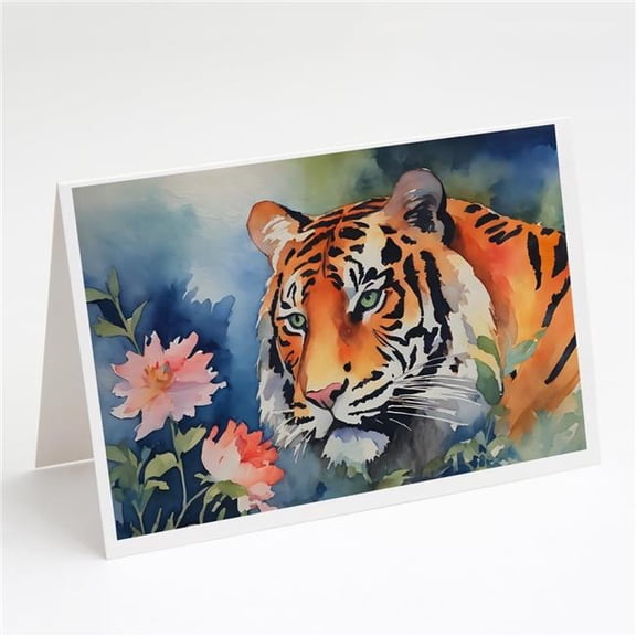 5 x 7 in. Tiger Greeting Cards - Pack of 8