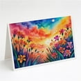 thumbnail image 1 of 5 x 7 in. Unisex Alstroemerias in Color Greeting Cards & Envelopes - Pack of 8, 1 of 1