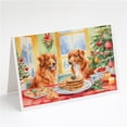 thumbnail image 1 of 5 x 7 in. Unisex Nova Scotia Duck Toller Christmas Cookies Greeting Cards - Pack of 8, 1 of 1