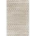 thumbnail image 1 of 5' x 8' Beige and Ivory Geometric Rectangular Area Throw Rug, 1 of 3