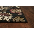 thumbnail image 1 of 5' x 8' Black Floral Indoor Area Rug, 1 of 5