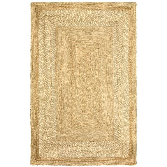 5’ x 8’ Classic Tan Bordered Area Rug