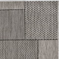 thumbnail image 1 of 5' x 8' Grey Geometric Patterns Area Rug, 1 of 2