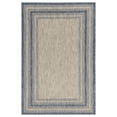 thumbnail image 1 of 5' x 8'  Grey or  Denim Bordered UV Treated Area Rug, 1 of 4