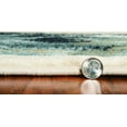 thumbnail image 1 of 5' x 8' Ivory or Blue Lodge Area Rug, 1 of 5