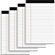 5" x 8" Notepad Writing Pad 4 Pack Notepad 21lb Small Notepad College Ruled Notepad