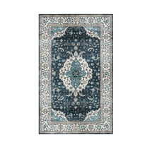 5' x 8’ Oriental Blue/ Ivory Area Rugs