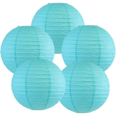 5 x 8" Turquoise Paper Lanterns Party Wedding Home Decoration