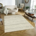 thumbnail image 1 of 5 x 8 ft. Aspen Ivory & Gray Hand Knotted Wool Rectangle Area Rug, 1 of 1