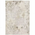 thumbnail image 1 of 5 x 8 ft. Beige Ivory Tan Gray & Brown Abstract Power Loom Stain Resistant Rectangle Area Rug - Beige and Ivory, 1 of 1