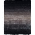 thumbnail image 1 of 5 x 8 ft. Black & Gray Shag Hand Tufted Handmade Rectangle Area Rug - Black and Gray - 5 x 8 ft., 1 of 1