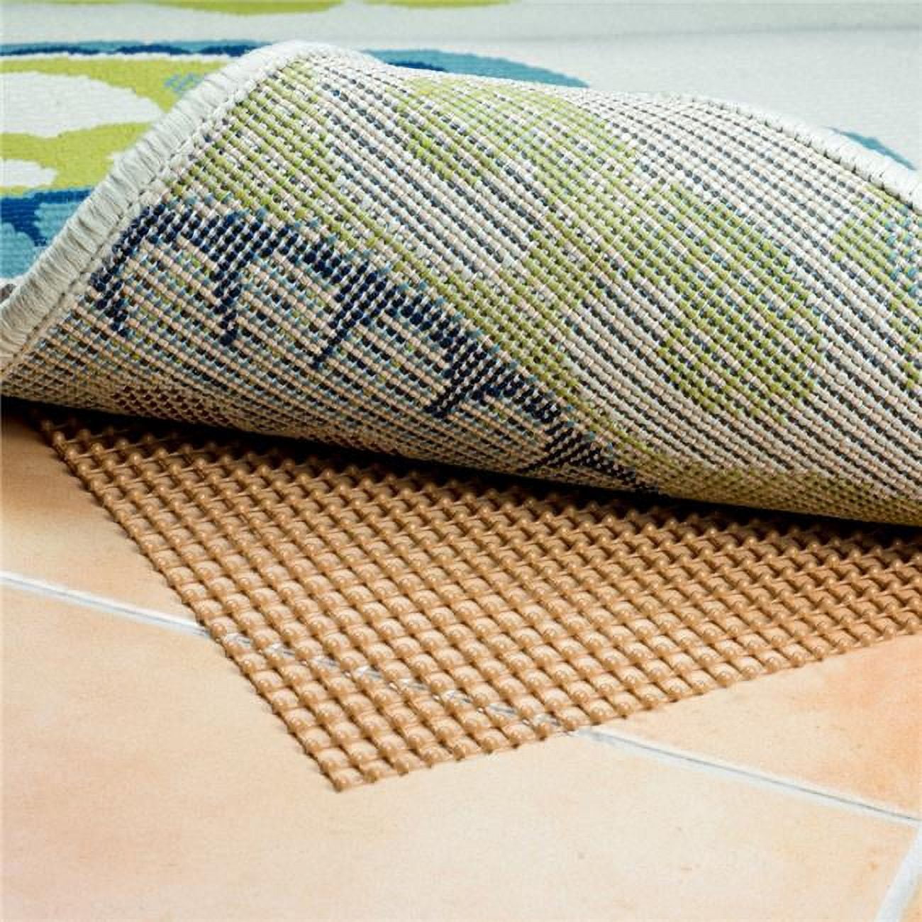 5 x 8 ft. Brown Non Slip Outdoor Rug Pad