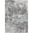 thumbnail image 1 of 5 x 8 ft. Distressed Abstract Area Rug, Blue, 1 of 1