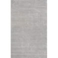 thumbnail image 1 of 5 x 8 ft. Edgy Collection Hand-Tufted Bamboo Silk & Wool Area Rug, Silver, 1 of 1