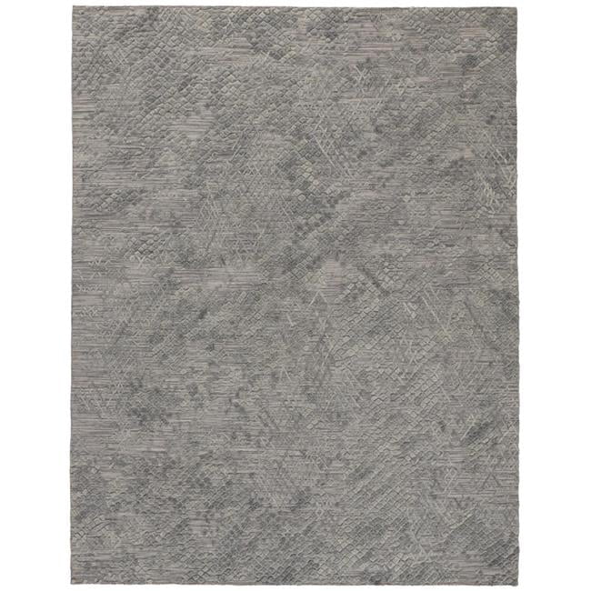 5 x 8 ft. Gray Abstract Hand Woven Rectangle Area Rug - Gray - 5 x 8 ft ...
