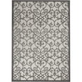 thumbnail image 1 of 5 x 8 ft. Gray & Charcoal Indoor & Outdoor Area Rug, 1 of 1