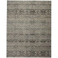 thumbnail image 1 of 5 x 8 ft. Gray Ivory & Tan Abstract Distressed Rectangle Area Rug with Fringe, 1 of 1