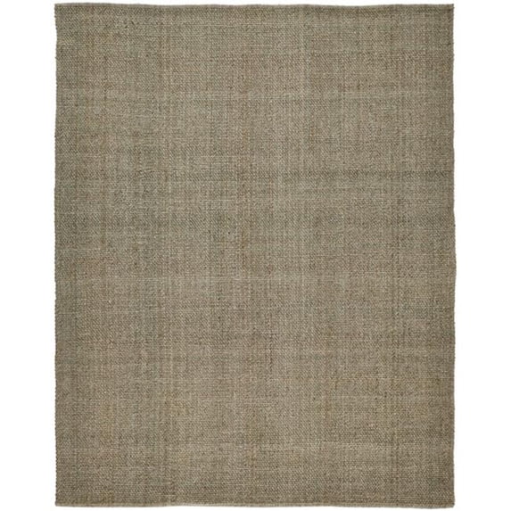 5 x 8 ft. Green & Tan Hand Woven Rectangle Area Rug - Green and Tan