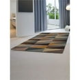 thumbnail image 1 of 5 x 8 ft. Hand Tufted Wool Geometric Rectangle Area Rug, Multi Color, 1 of 1