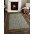thumbnail image 1 of 5 x 8 ft. Hand Woven Jute Eco-Friendly Oriental Rectangle Area Rug, White & Natural, 1 of 1