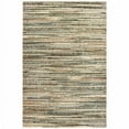 thumbnail image 1 of 5 x 8 ft. Ivory Sage Abtract Lines Indoor Area Rug - Ivory - 5 x 8 ft., 1 of 1