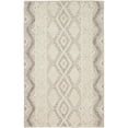 thumbnail image 1 of 5 x 8 ft. Ivory Taupe & Gray Wool Geometric Hand Tufted Handmade Stain Resistant Rectangle Area Rug, 1 of 1