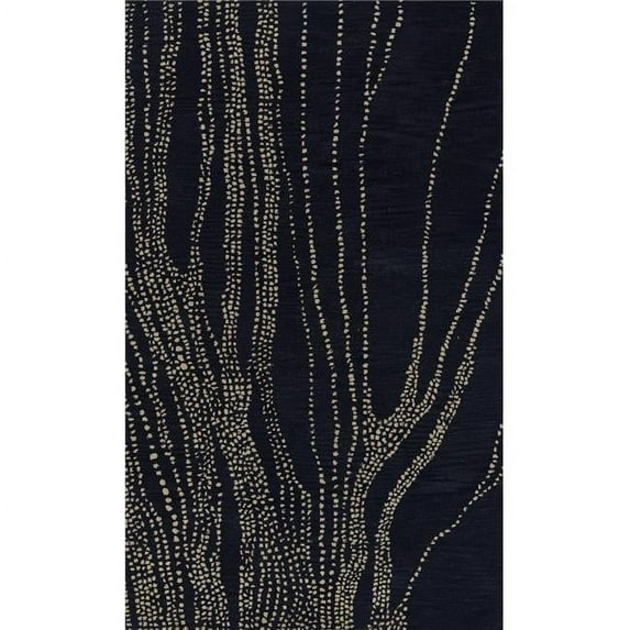 5 x 8 ft. Simba Hand Tufted Contemporary Rectangle Area Rug - Navy