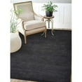 thumbnail image 1 of 5 x 8 ft. Solid Hand Knotted Loom Woolen Solid Area Rug, Charcoal, 1 of 1