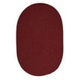 thumbnail image 1 of 5 x 8 in. Chenille Reversible Rug - Burgundy, 1 of 1