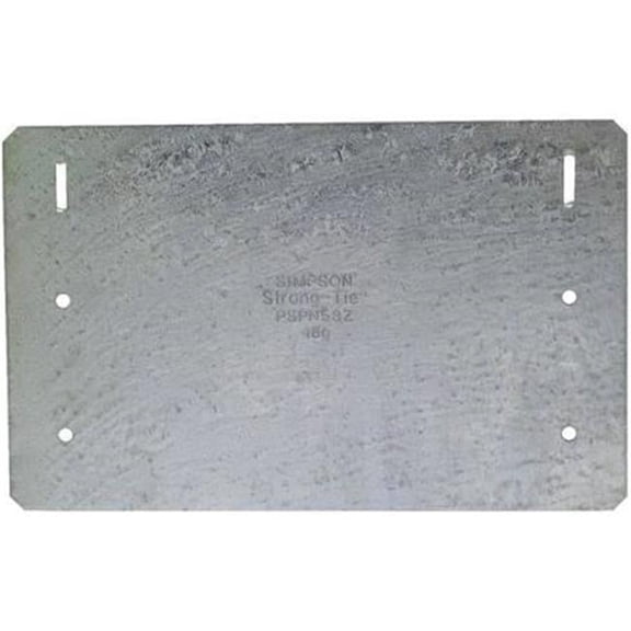 5 x 8 in. Protective Plates Z-Max, Galvanized Steel