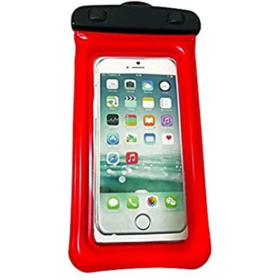5 x 8 in. Waterproof Phone Holder, Red