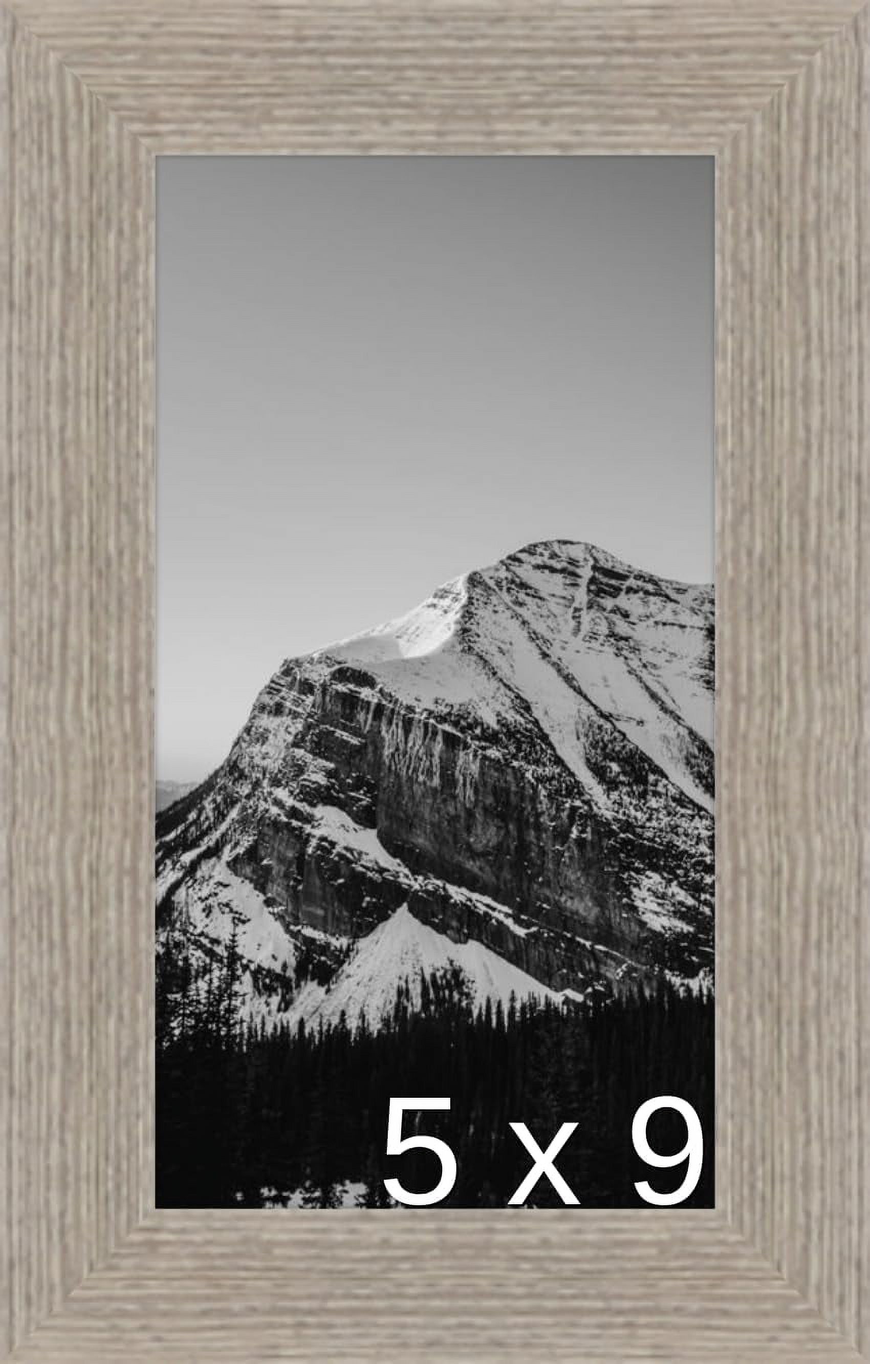 5 x 9 Rustic Gray Wood Frame (Derby)