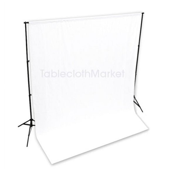 5 x 9 ft Backdrop Background Photography 100% Polyester Photo Props 24 COLORS", White