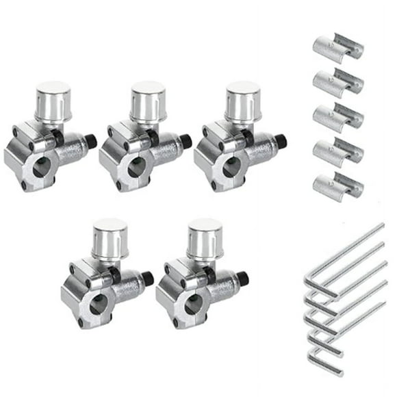 5 x BPV-31 piercing tap valve kits-Silver