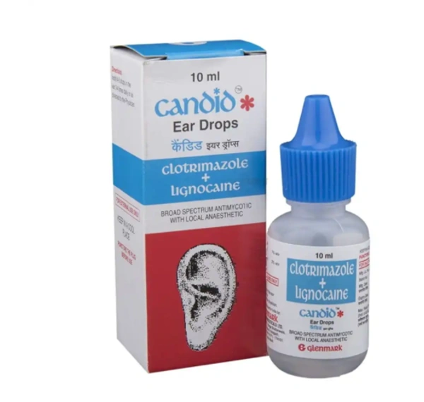 5 x Candid Ear Drop For treatment of fungal infections in Ear 10ml exp