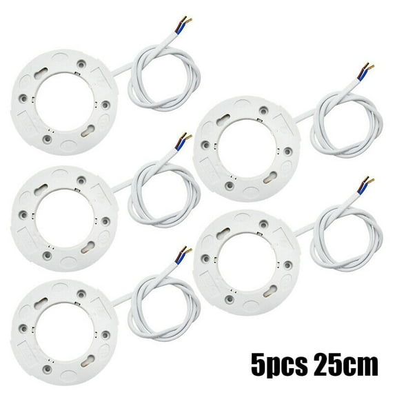 5 x GX53 Base Fitting for GX53 Lamps Fly Leads for LED and CFL GX53 Light Bulbs