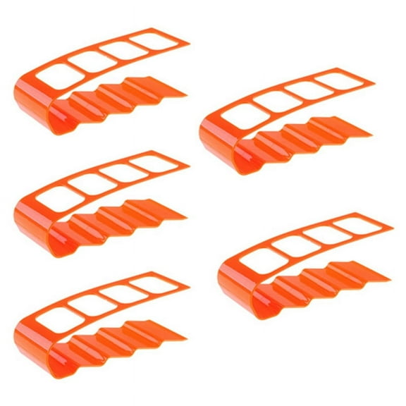 5 x Remote control storage rack-Orange