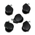 thumbnail image 1 of 5 x Replacement Office Computer Chair Stem Swivel Casters Wheels Black, 1 of 4