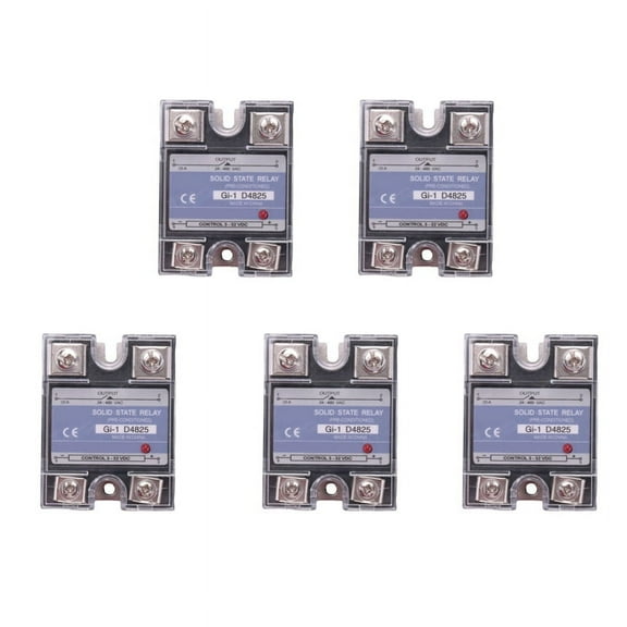 5 x Single Phase Solid State Relay-picture color