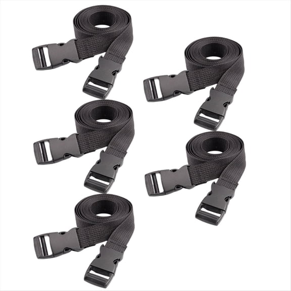5 x Tie-down strap-Black