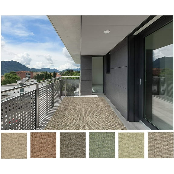 5'x20' Macrame - Indoor Outdoor Area Rug Carpet Runners with a Premium Fabric Finished Edges