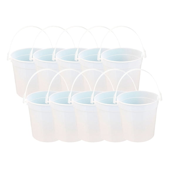 5"x4" Small Metal Buckets with Handle, 10 Pcs Mini Bucket Easter Buckets