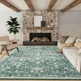 thumbnail image 1 of CHITOOMA 5'x7' Boho Area Rugs for Living Room, Machine Washable Stain Resistant Non-Shed Carpet, Floral Area Rug with Non-Slip Backing for Bedroom, Dining Room, Dorm, Office, 1 of 8