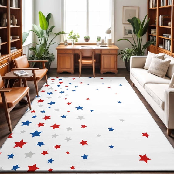 5'x7' Area Rugs, 4th of July Indoor Outdoor Area Rug for Living Room ...