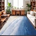 5'x7' Area Rugs, Blue Beach Coastal Indoor Outdoor Area Rug for Living ...