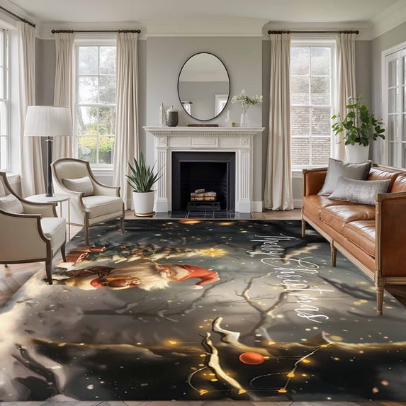 5'x7' Area Rugs, Christmas Indoor Outdoor Area Rug for Living Room ...