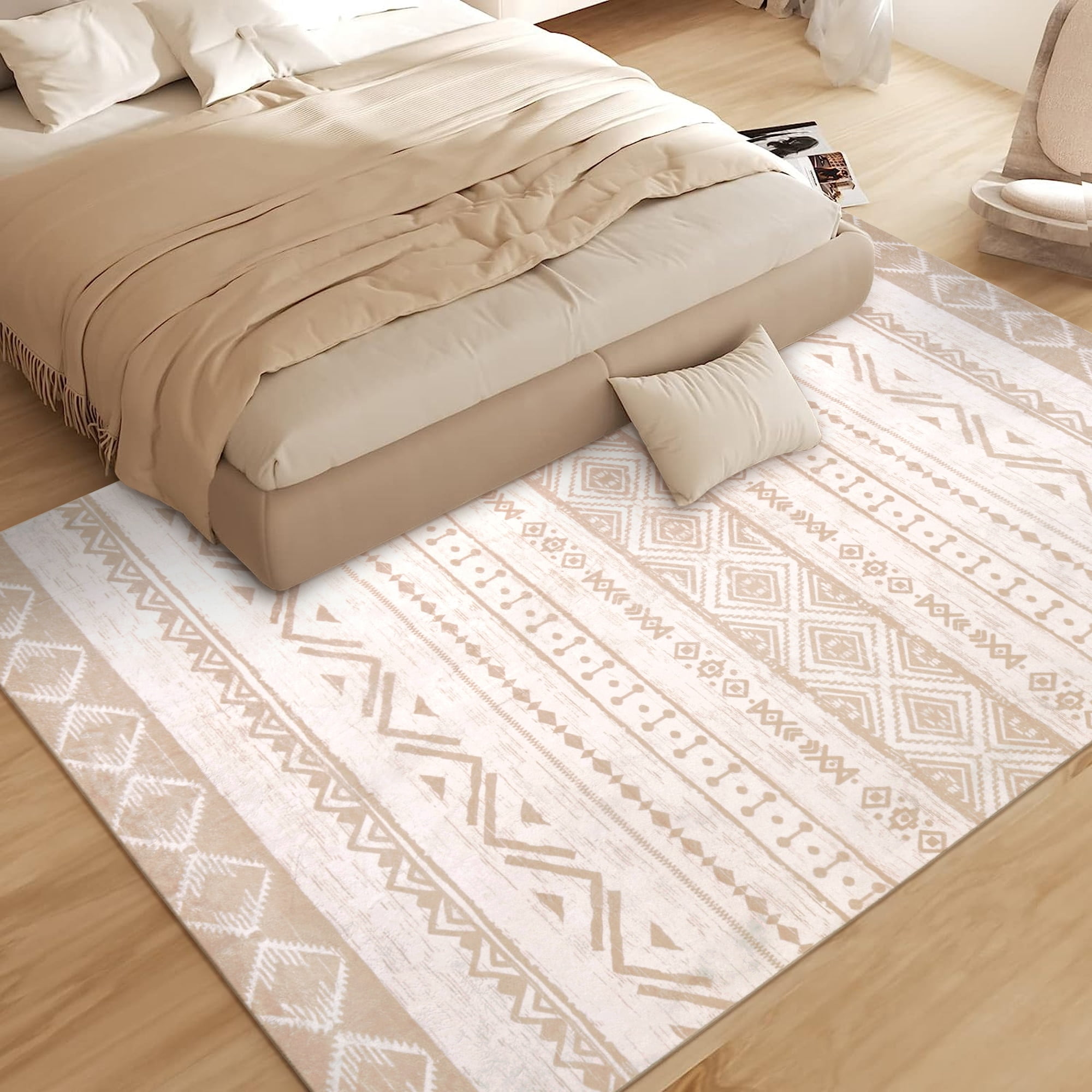 5'x7' Boho Area Rugs on Clearance for Living Room Bohemian Geometric