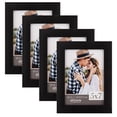 thumbnail image 1 of 5"x7" Classic Black Picture Frame, Black, Set of 4, 1 of 5