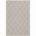 thumbnail image 1 of 5â€™x7â€™ Gray and Ivory Trellis Indoor Outdoor Area Rug, 1 of 8