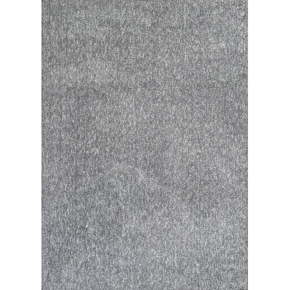 5'x7' Grey Heather Indoor Shag Rug